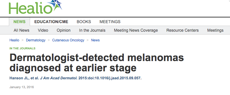 SkinTechMD's tweet photo. #Dermatology detection of early-stage #melanoma.  Life-saving #skinscreening https://t.co/3XLjRle3bD