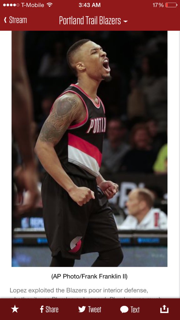 NeeshElite's tweet image. Damian Lillard #NBAVote