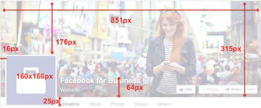 Are you optimizing the space in your Facebook cover photo? Use these dimensions to get the most out of your image!