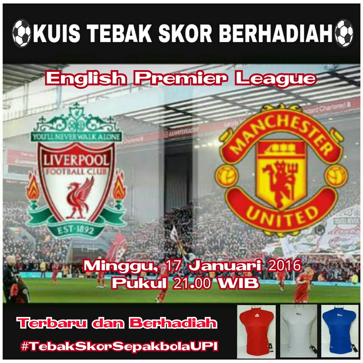 Yang mau ikutan kuis tebak skor, pantengin IG @sepakbola_upi  | Semoga beruntung!!! =d