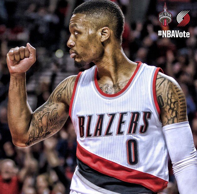 blessedMarmiof6's tweet image. Damian Lillard #NBAVote