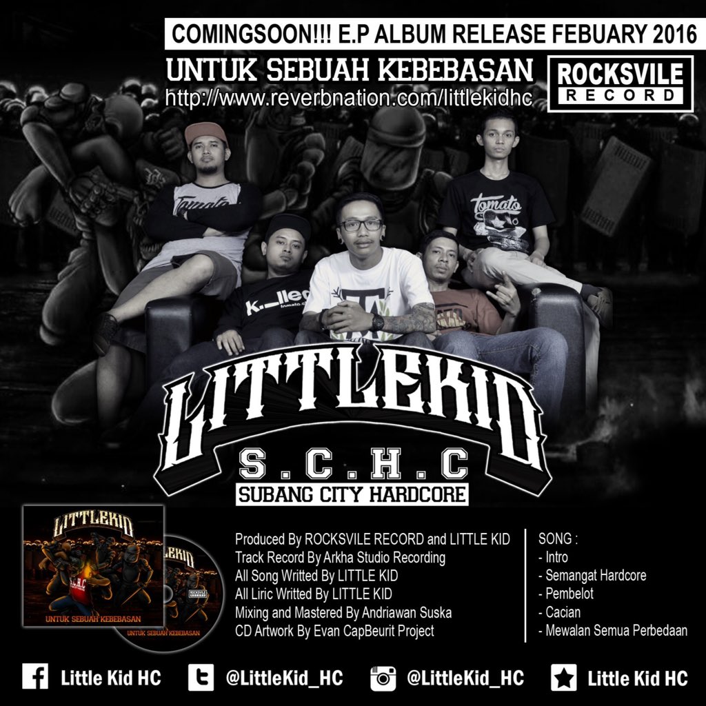Release Febuary 2016 E.P Album "UNTUK SEBUAH KEBEBASAN" <a href="/TIGERWORK_HC/">TIGERWORK HARDCORE</a> <a href="/Unfortable_HC/">UNFORTABLE HARDCORE</a> @FREAKDOWN_HC <a href="/DEVIDE_HC/">DEVIDE HC</a>