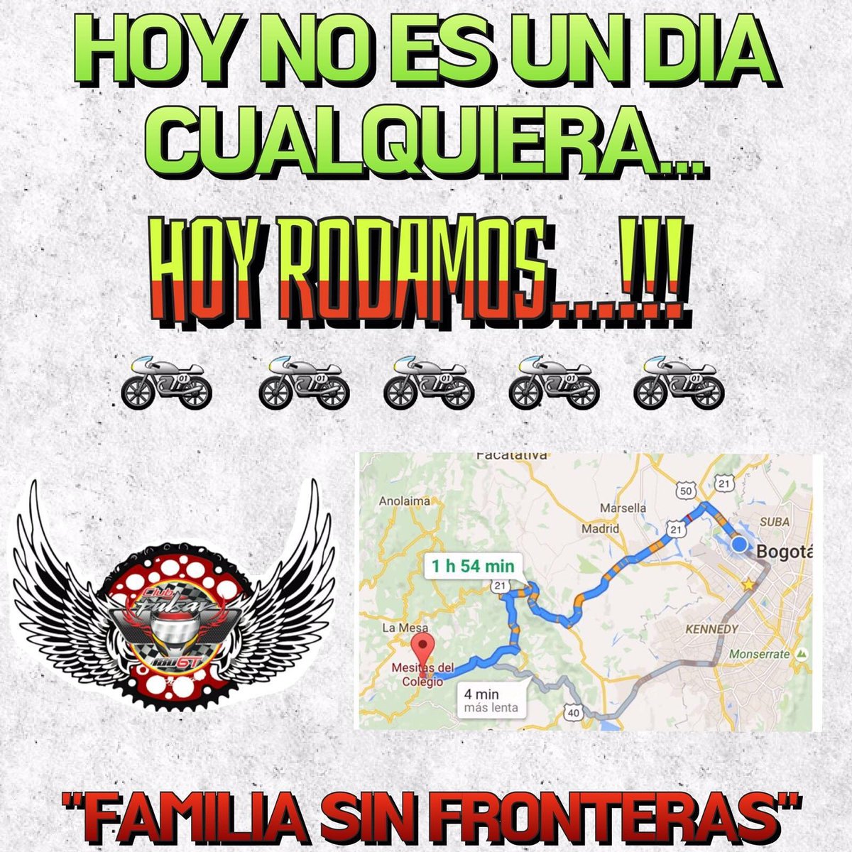 CP180_Bta's tweet photo. A rodar Familia Sin Fronteras...  Mesitas del Colegio https://t.co/r49BAj5aDS
