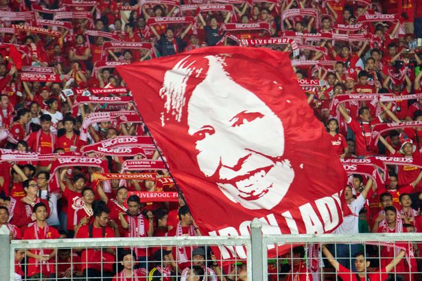 Indonesian Reds fly the Iron Lady flag in support of Anne Williams. A proud &amp; brilliant gesture. <a href="/BIGREDS_IOLSC/">BIGREDS IOLSC</a>