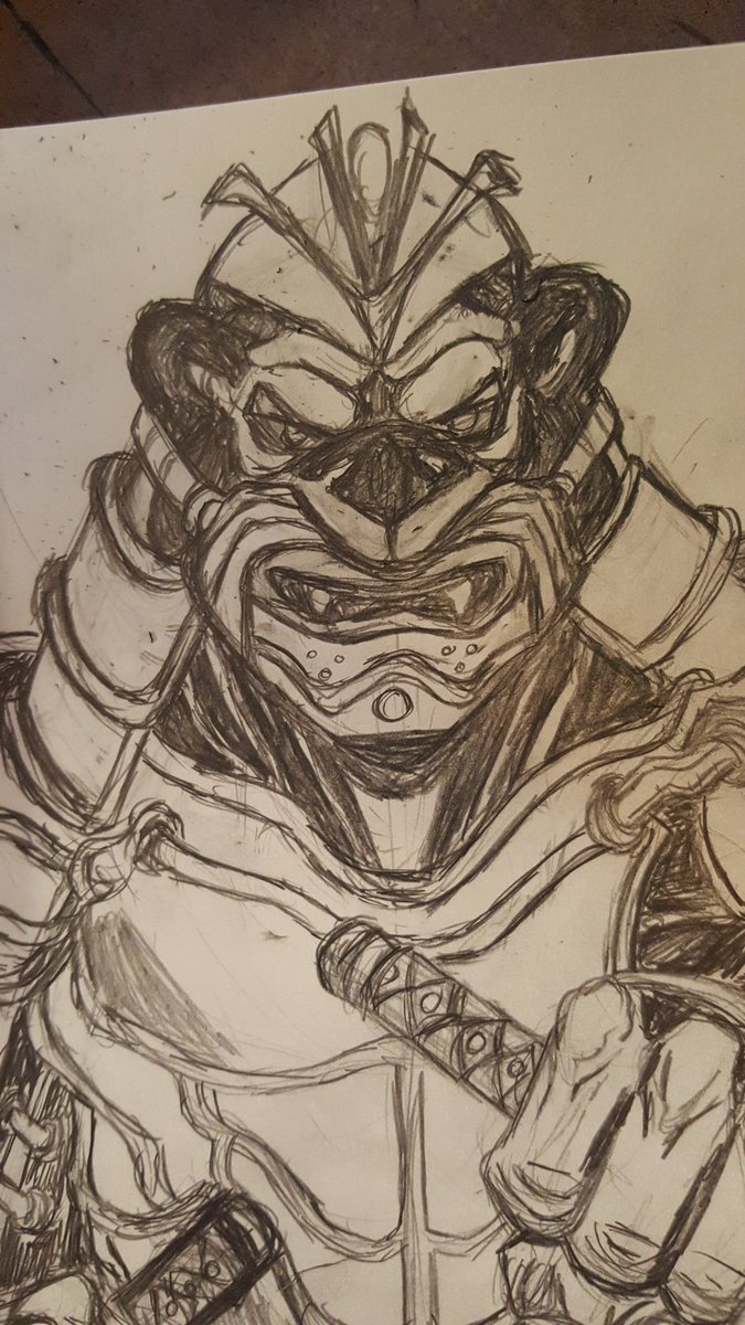 AngelDfallenOne's tweet photo. #PandaSamurai #kabuki #sketchfuel #animalsattack #fantasyepic #rpg #makingcomics https://t.co/xCchAFgu67