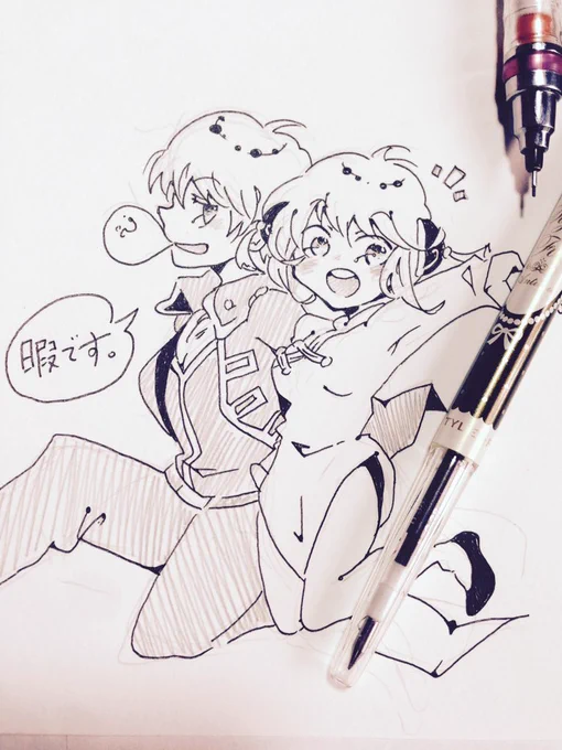 お医者さんに言われて家に引きこもるしかないのでお絵かきばっかりしてる 