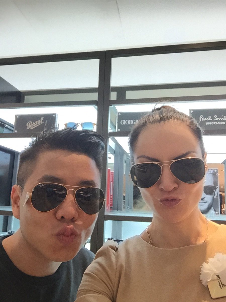 Ready to WIN! #RayBan #Havana <a href="/chiarama/">Chiara Maccio</a> @SGHJDunaway