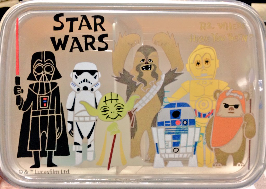 たらお בטוויטר あとね しまむらで スターウォーズの お弁当箱も買ったよ 絵がとれる嫌だから 使えないかも 笑 T Co Tofvkzsotm