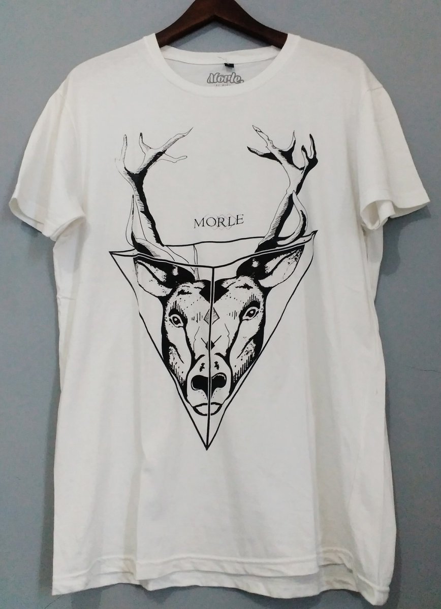 "DEER" | IDR 120.000,- | Size S, M, L, XL | Order : 083867368872/5CAC9CCF #morleartwear