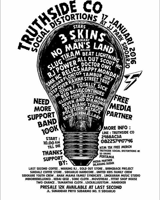 Now we will destroy the stage...come only 15k lets punk on jj park sidoarjo