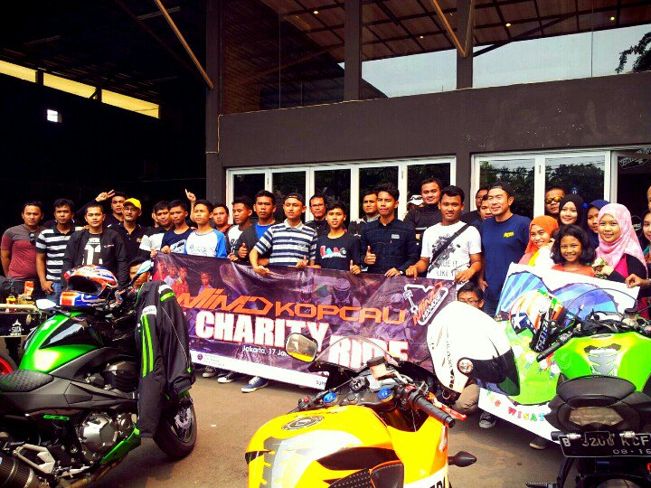 Acara Mimo Kopcau Charity ride sudah selesai dan selalu budayakan tertib berlalu lintas #ajakanselamat