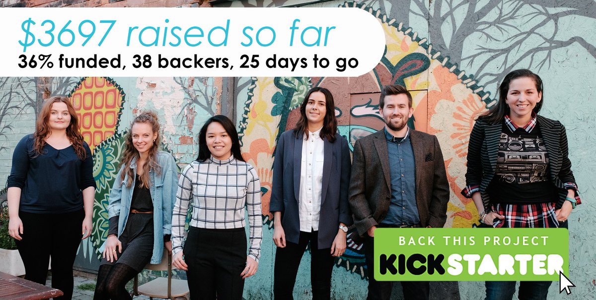 SuperMentorA's tweet photo. $3697 pledged, 38 backers, 36% funded, 25 days to go. #letsdothisKS #weareISES thanks! https://t.co/rQ3jIvPduD https://t.co/mgrBNb58zN