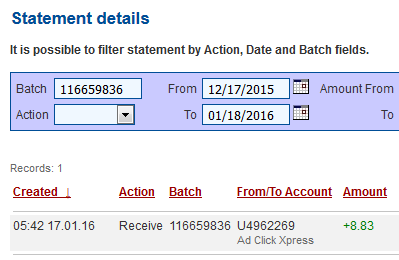 GKalember's tweet image. I am setting my proof withdrawal from the money I earned at ACX. Work from home Adclickxpress!No scam!@AdClickXpress