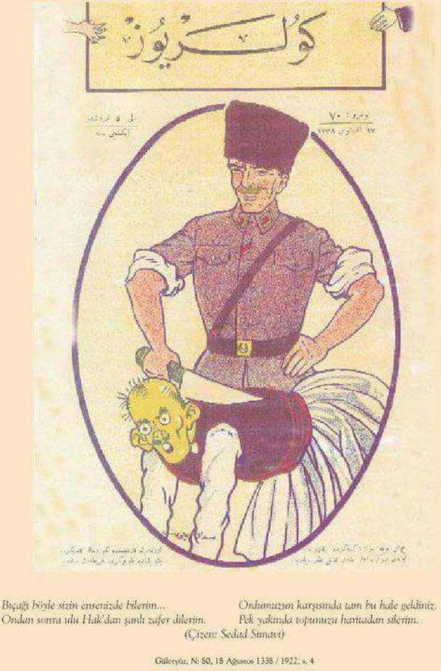 Bir ihtimaldiri, Bazı kafalar kesilecektir
-Mustafa Kemal