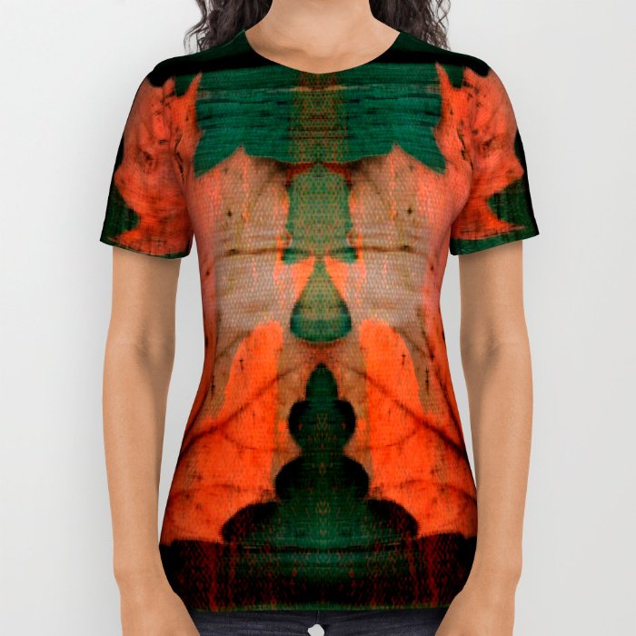 FREE WORLDWIDE SHIPPING TODAY! Rusty red dried fall leaf  #society6 #alloverprinttshirt society6.com/product/rusty-…