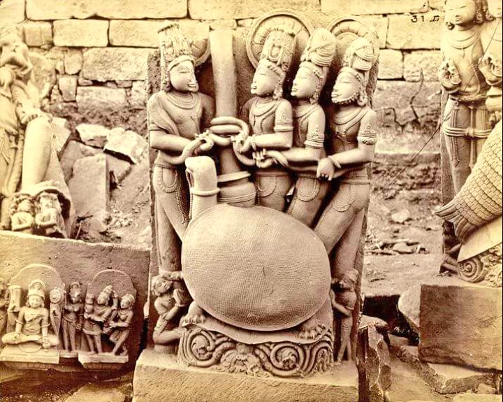 Sculpture depicting Kurma Avtar of Lord Vishnu..!!Rich Artistic Endeavours