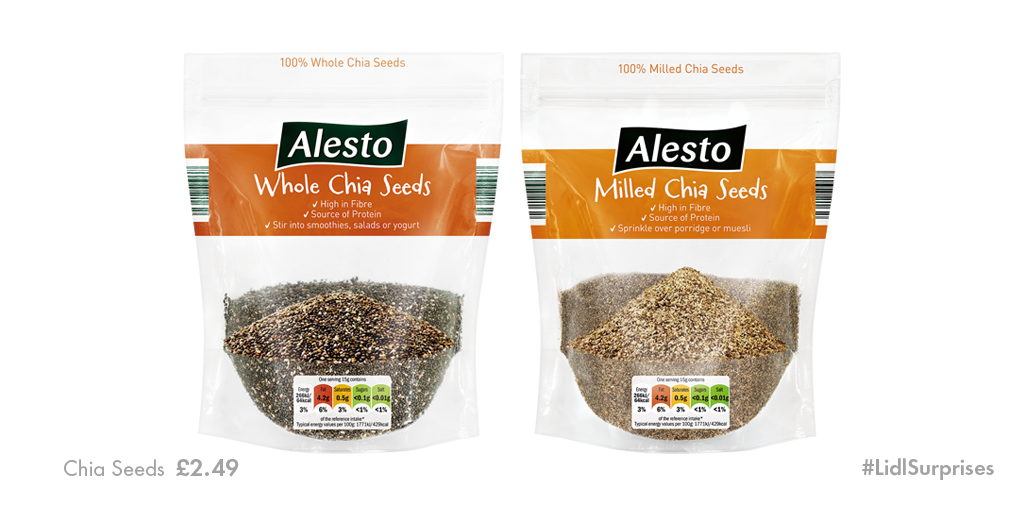 Lidlgb On Twitter Ch Ch Ch Check Out Our Chia Seeds Which Work Wonders Crowning The Top Of Your Cereal Https T Co Ooymjtelsp