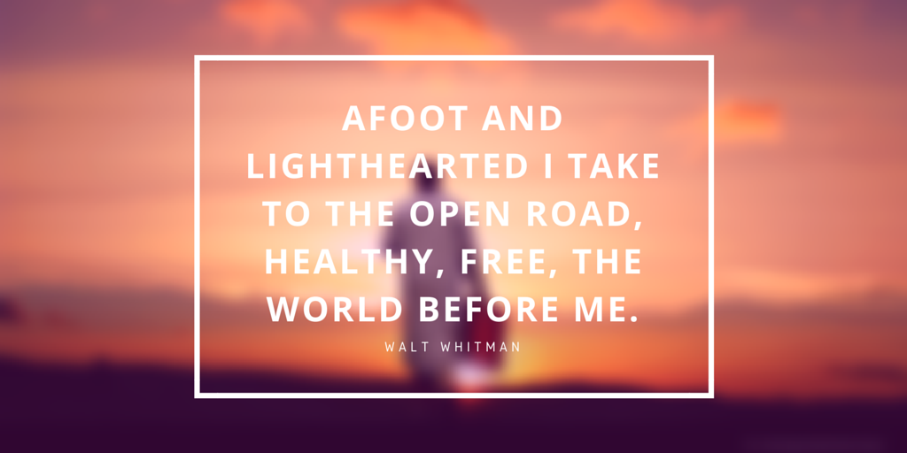 TribeBoost on Twitter: ""Afoot and lighthearted I take to the open ...