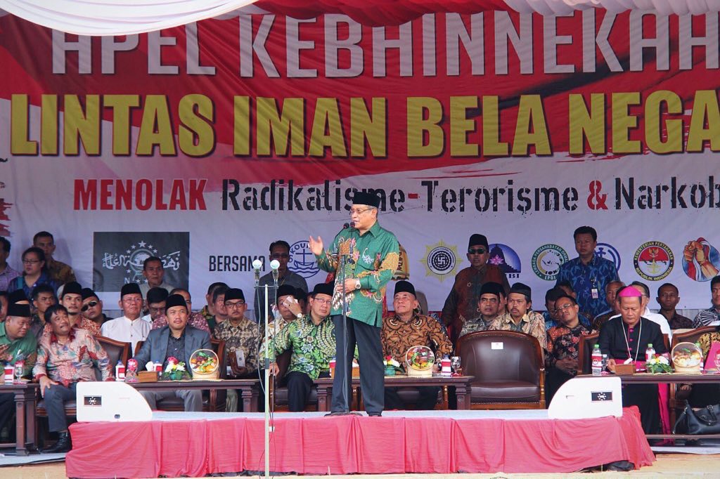 "Perbuatan paling dzalim di muka bumi ini adalah melakukan kejahatan atas nama agama" - KH. Said Aqil Siraj