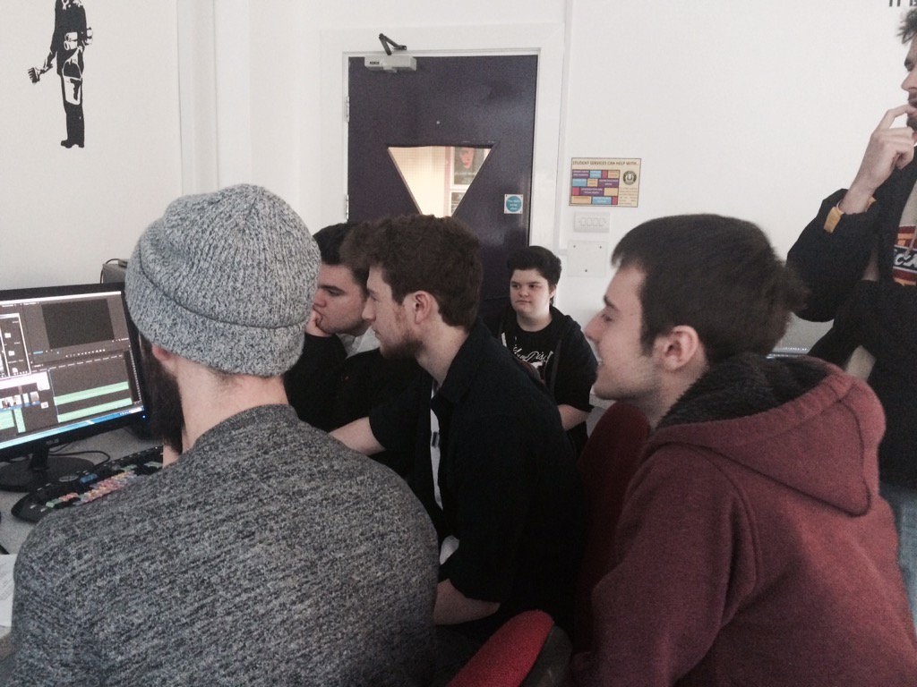 TruroMedia's tweet photo. BFI Academy editing #UALCreativeMedia #trurocollege @CornwallFilm https://t.co/FhexVyLJrn