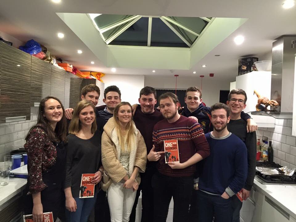 InfinityOMTG's tweet image. Our BEAUTIFUL cast post-read through and getting ready for cast curry last night!! #OMTG