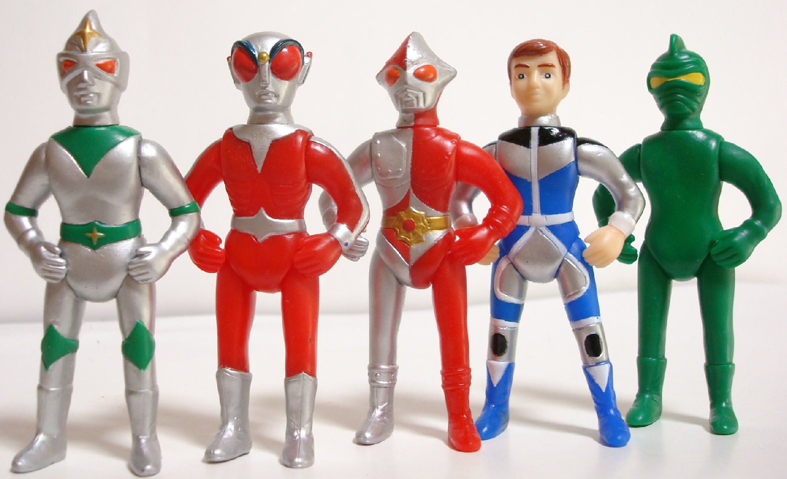 円谷ヒーローシリーズ ブルマァクテイストソフビフィギュア☆全5種