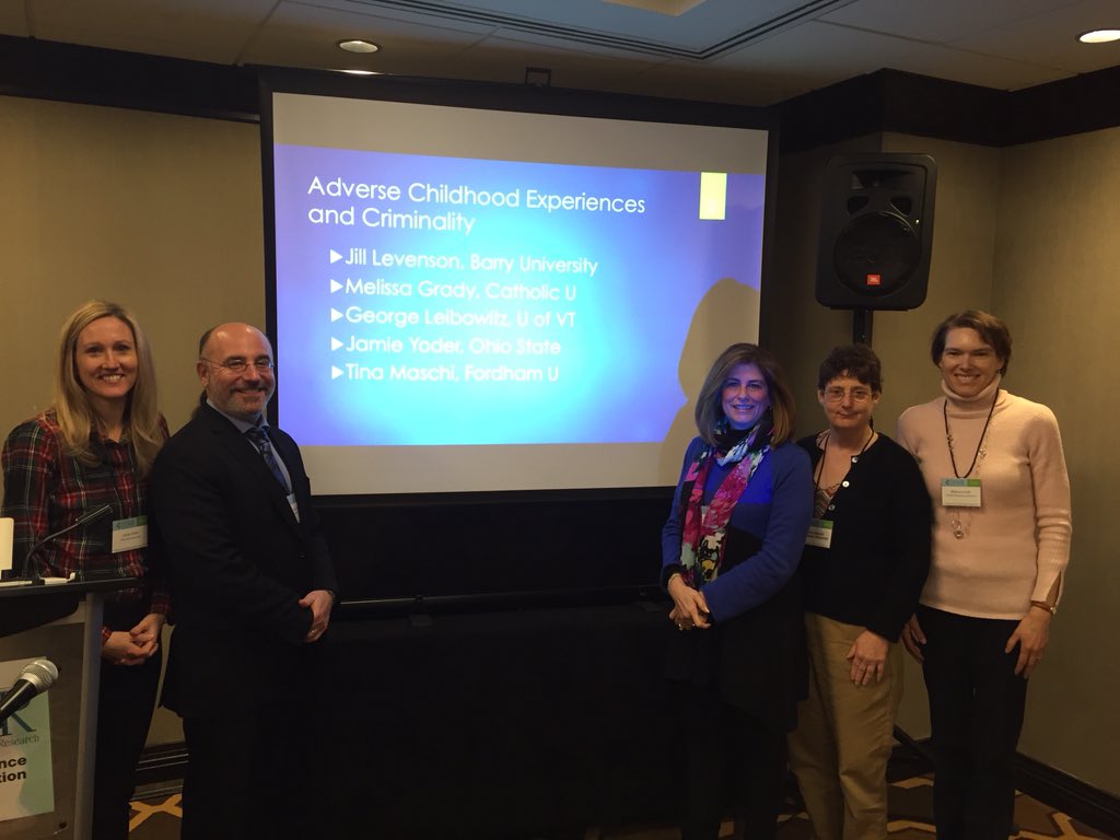 JamieYoder22's tweet image. Presenting on the influence of adverse childhood experiences on offending from a life course perspective. #SSWR2016