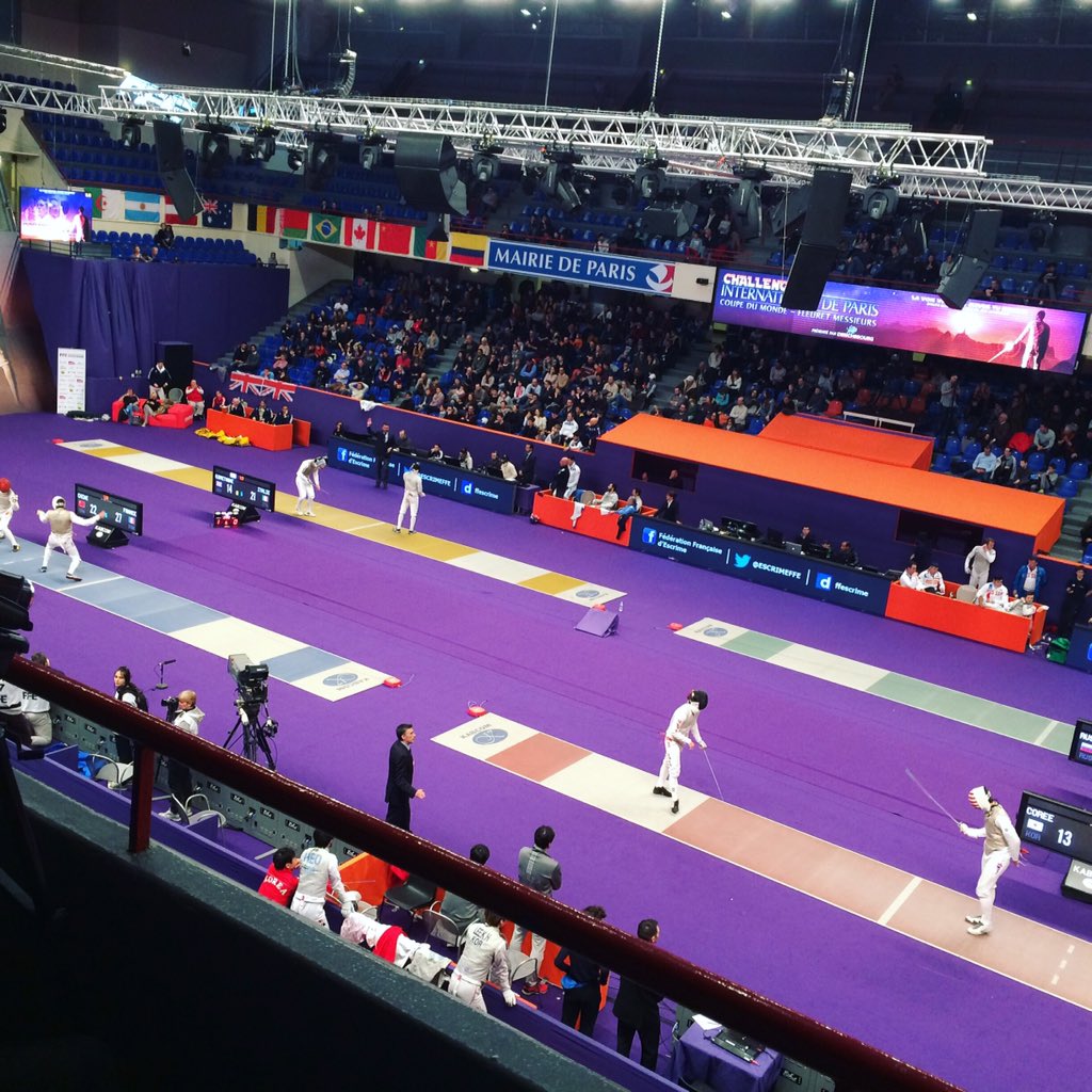 JessMorris7's tweet photo. Team day at the #CIPfleuret #fencing #escrime #scherma #FIE https://t.co/AGPNpSnUsg