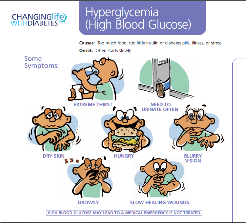 Hypoglycemia chart