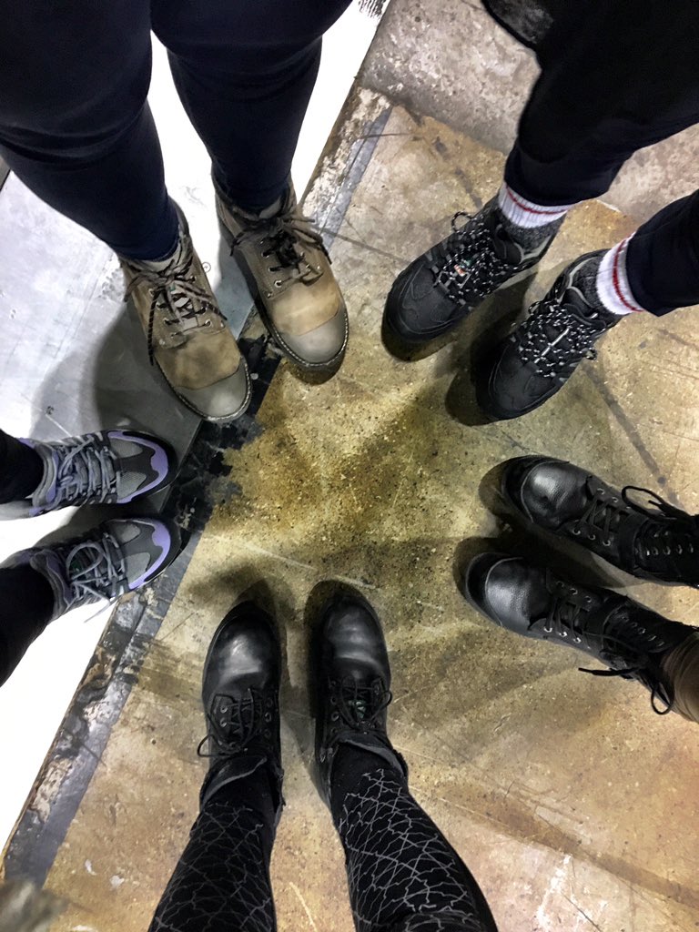 IDSToronto's tweet photo. Steel toe boots, team @IDSToronto is in place @MTCC_Events #countdownison #IDS16 https://t.co/mzEj3r9sDe