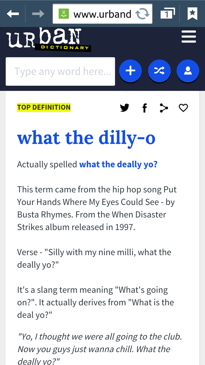 Dilly Dally on X: Urban Dictionary: what the dilly-o    / X