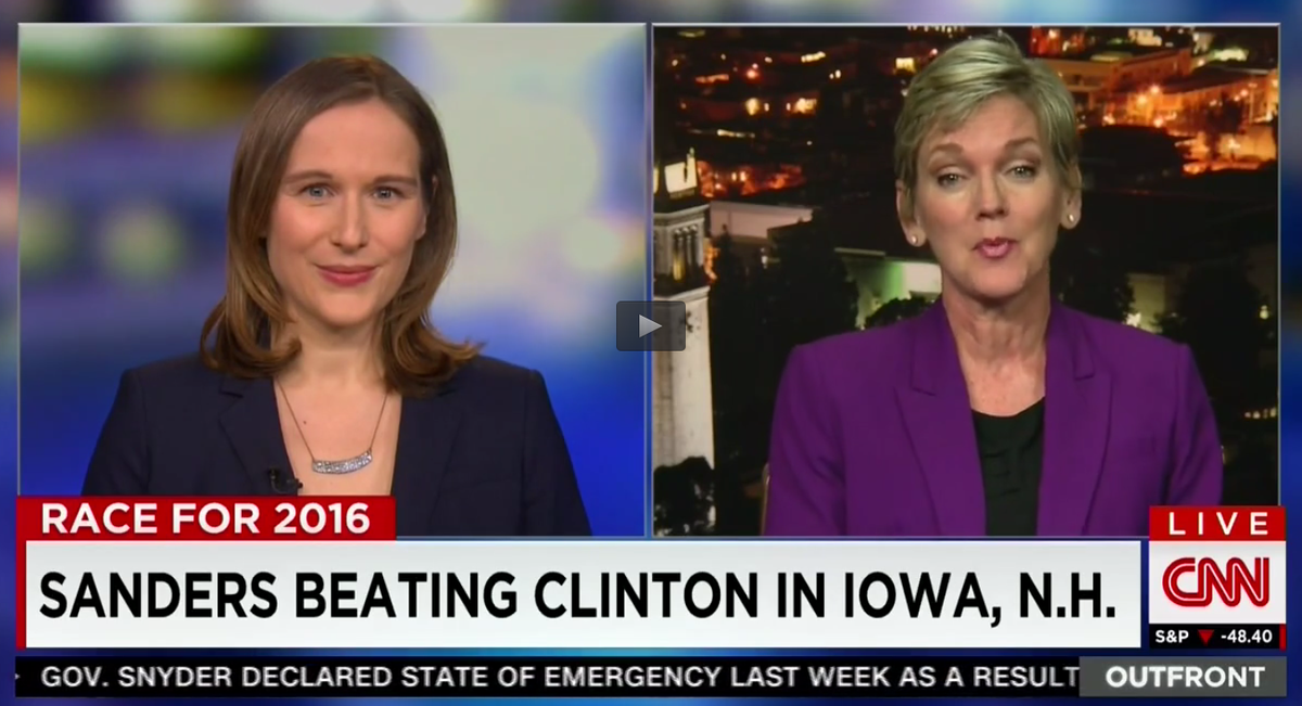 MoveOn's tweet photo. #MoveOn's @annagalland talks @BernieSanders endorsement on @OutFrontCNN https://t.co/3wJ1pozxkx #FeelTheBern https://t.co/Rc2UGin4tc