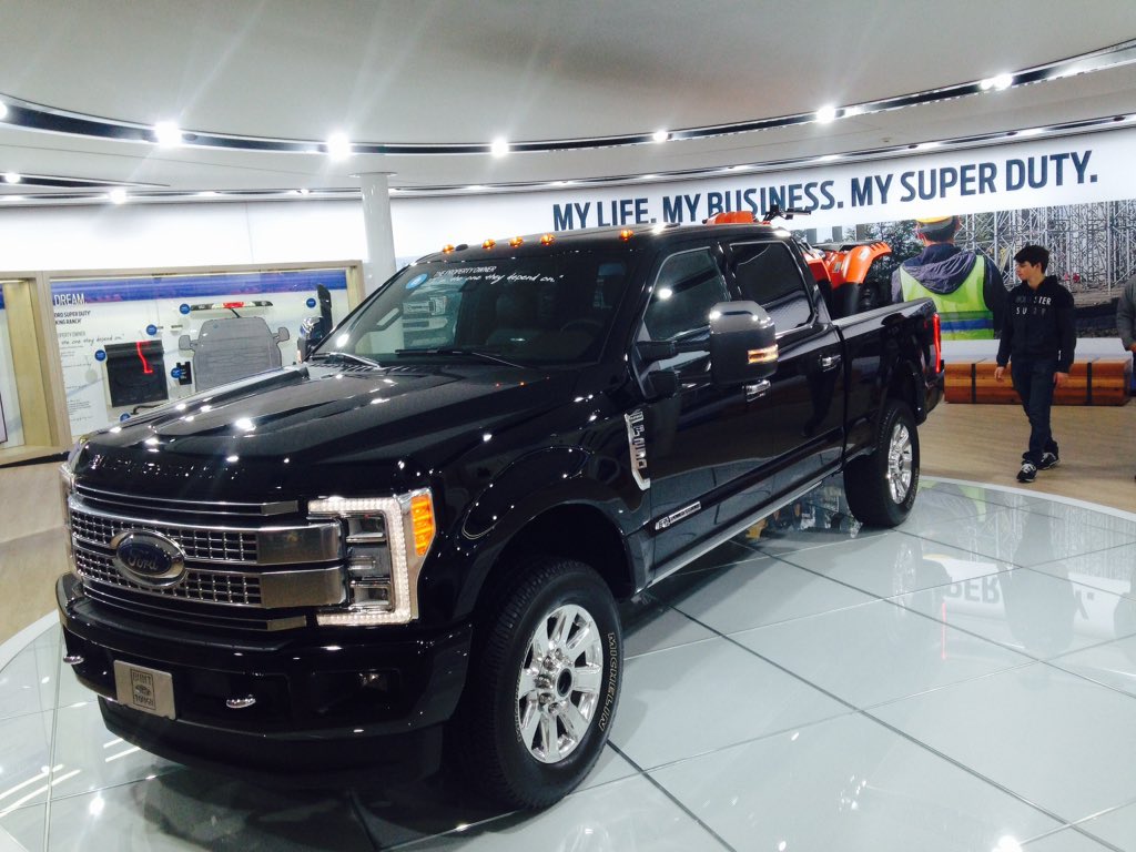 Ford_StephanieW's tweet photo. Can't think of a better way to use new #2017 #Ford #SuperDuty @FordTrcks @FordAutoShows #FordNAIAS #FutureOfTough https://t.co/28T4KSY2W4
