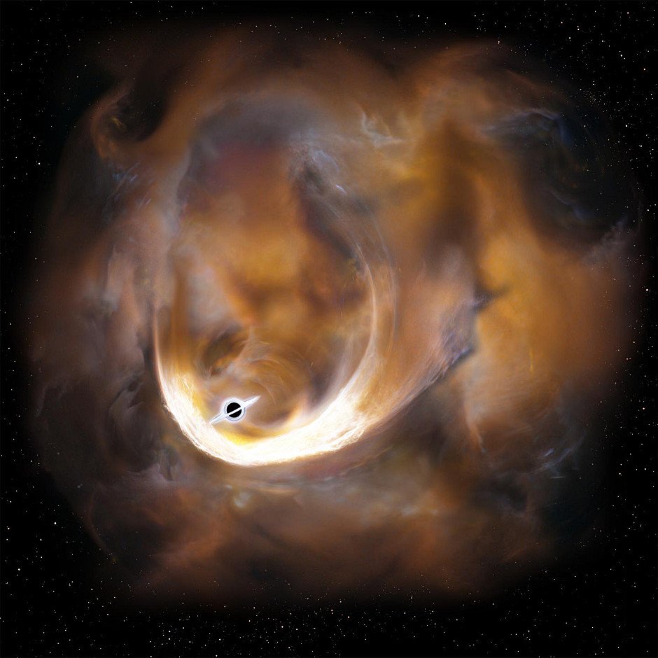 telescopebuddy's tweet photo. Signs of second largest black hole in the Milky Way https://t.co/E85yLqjHc3 #milkyway #astronomynews #astronomy https://t.co/v9eSm0nPkV