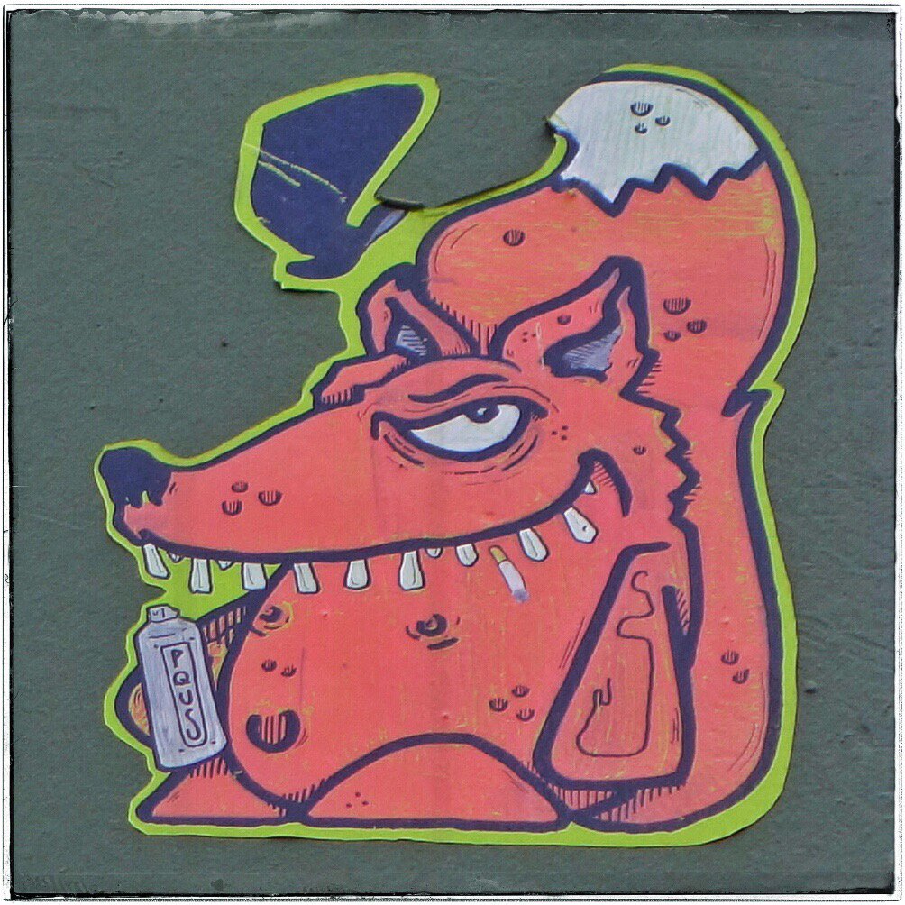 duesselchen's tweet photo. Begegnung mit dem bösen Wolf.
Is aber nix passiert.
#streetart #streetartdue #duesseldorf by #pqus https://t.co/JE5New27nD
