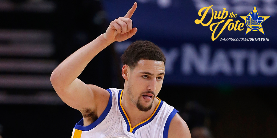 warriors's tweet photo. Want to see @KlayThompson represent #DubNation at #NBAAllStarTO? Only YOU can make it happen. 

RT to #NBAVote! https://t.co/QPMg2TfYDE