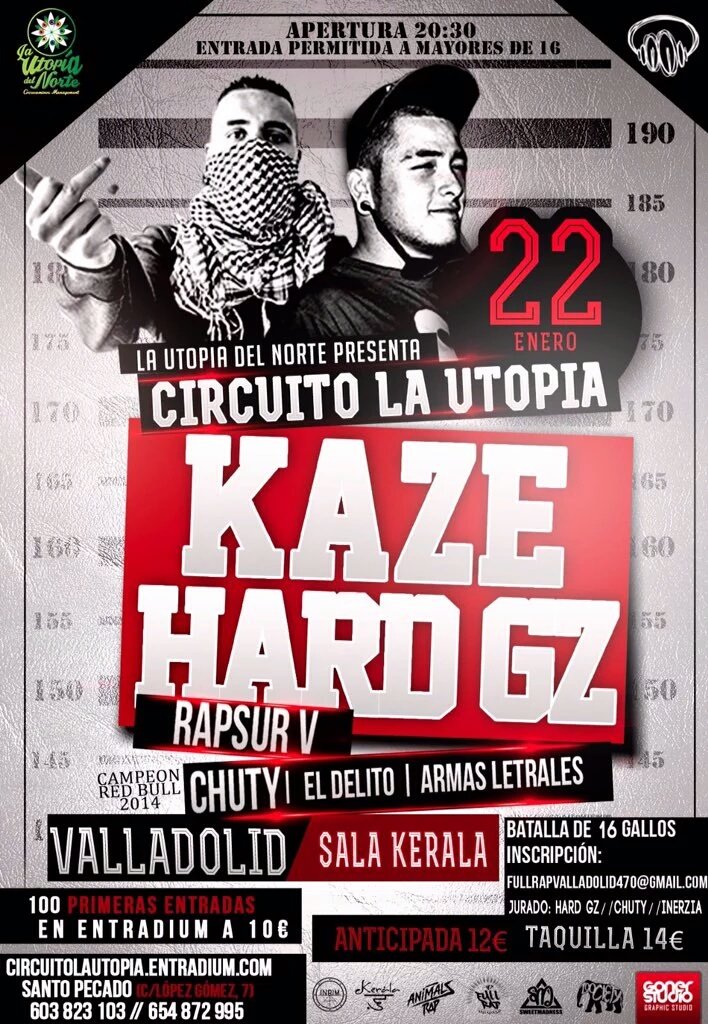 INRIM_SHOP's tweet image. 💎 Este viernes estaremos en el concierto de @kaze_cartagena  @HardGaliza 💎
 
¡Pilla tu entrada ya!