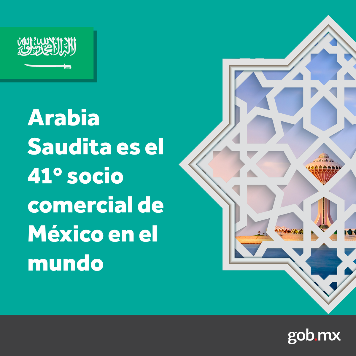 PresidenciaMX's tweet photo. Conoce más de la relación México – Arabia Saudita 
 https://t.co/uzZughmfeO https://t.co/RyYDUSkYul