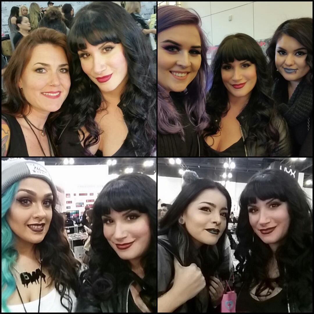 Had the best time at #IMATS with my girls!