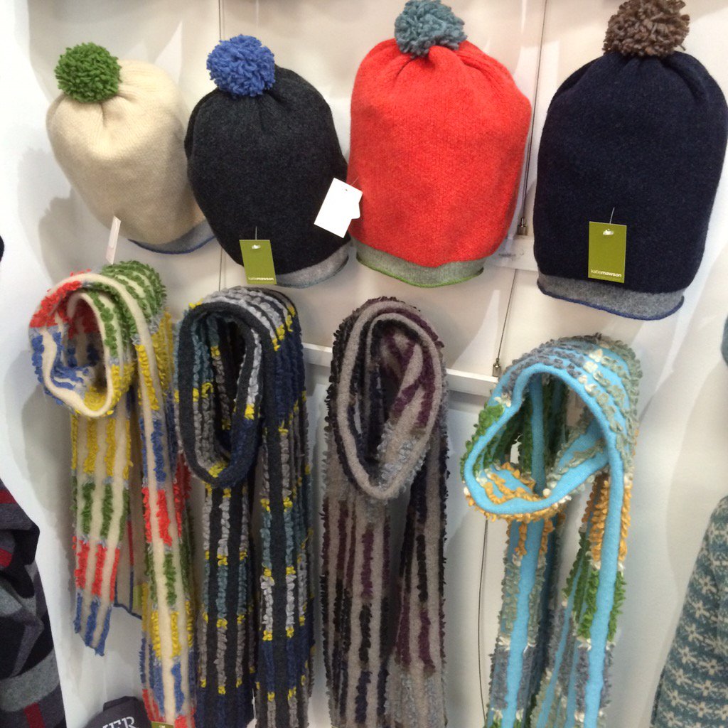 So pleased to see fab #knitwear designer <a href="/katie_mawson/">Katie Mawson</a> <a href="/TopDrawerLondon/">Top Drawer</a> #TopDrawerFashion #TopDrawerFashion