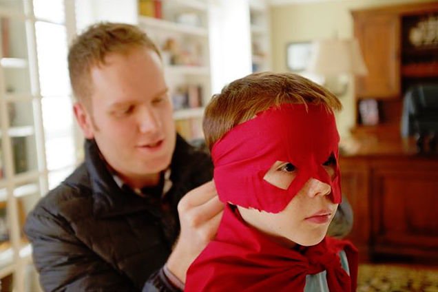 Director <a href="/zachmeiners/">Zach Meiners 🌈🎬</a> working with superhero Trey for our new #louisvilleunited commercial.