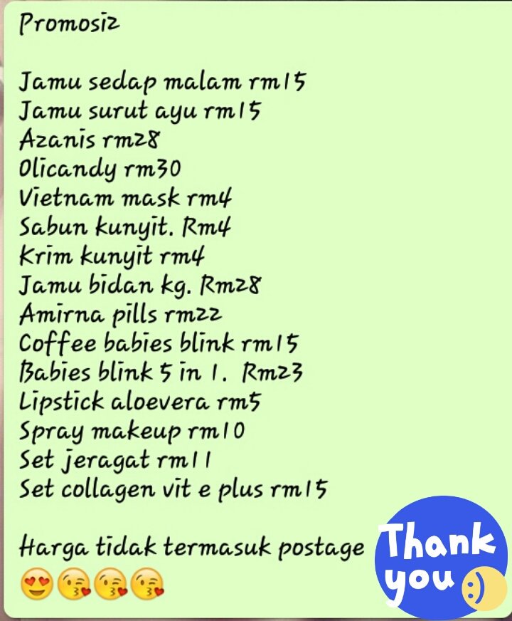 SarahGurlz68's tweet photo. Assalam @KuantanTV @KuantanPublic @KuantanOnline 
Berminat bleh pm sy k https://t.co/8gH7Oa88m7
