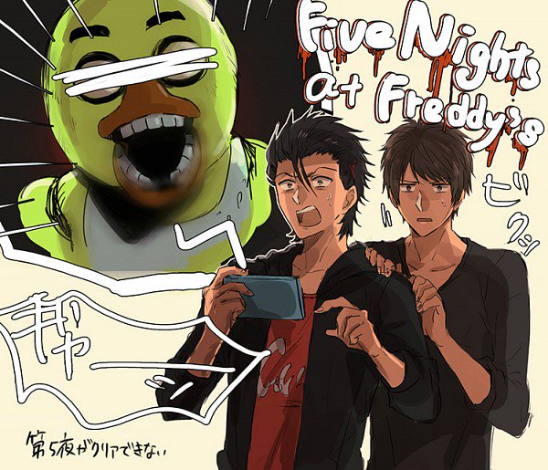 "What the hell? Chica scared me." #FiveNightsAtFreedys