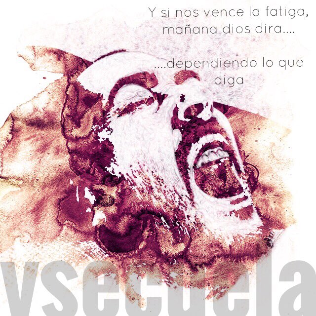 vsecuela1980's tweet photo. Si nos vence la fatiga, mañana dios dira....
....dependiendo lo que diga. https://t.co/fMnkTQnd53