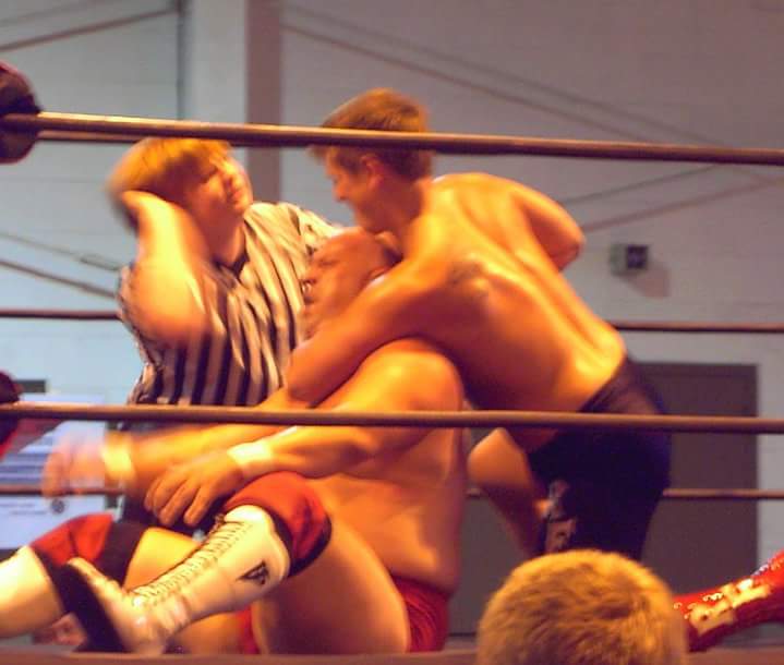 SSWWrestling1's tweet photo. Reid Flair vs. Frank Parker 2010 Kingsport TN https://t.co/hbsQg1pquV