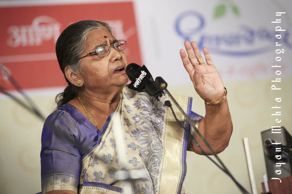 devpangarkar's tweet image. Smt.Malini tai Rajurkar.