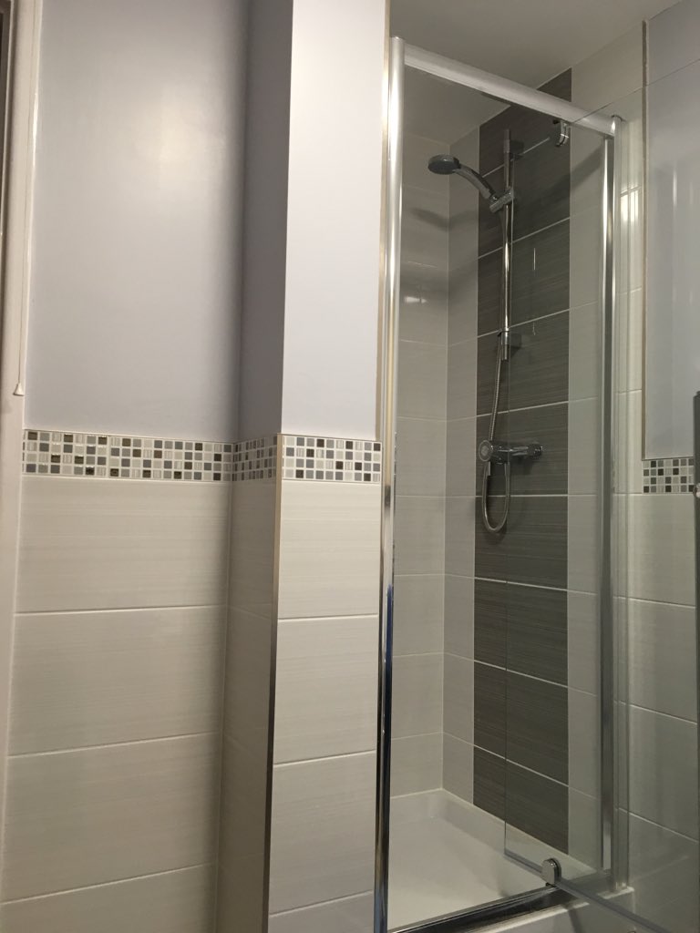 dmuttentiling's tweet image. Bathroom Re-tile completed for a repeat customer with materials from @ARDEXUKTiling