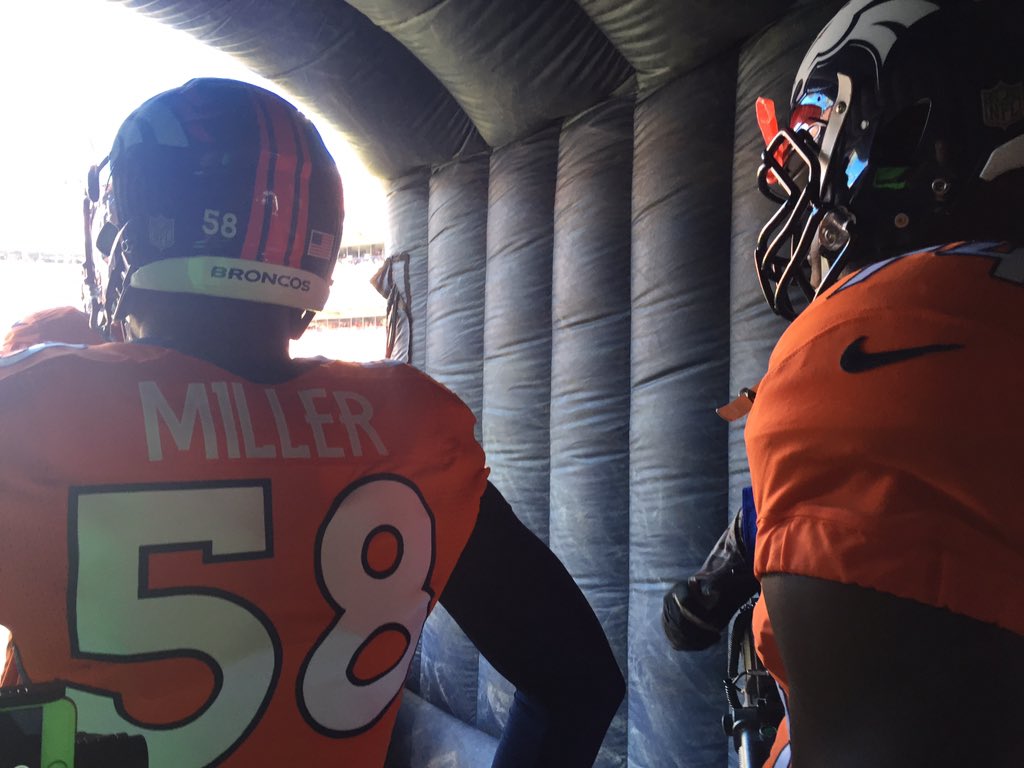 Broncos's tweet photo. Let's. Go!!!!! #BeatTheSteelers https://t.co/xSYfdBO27a