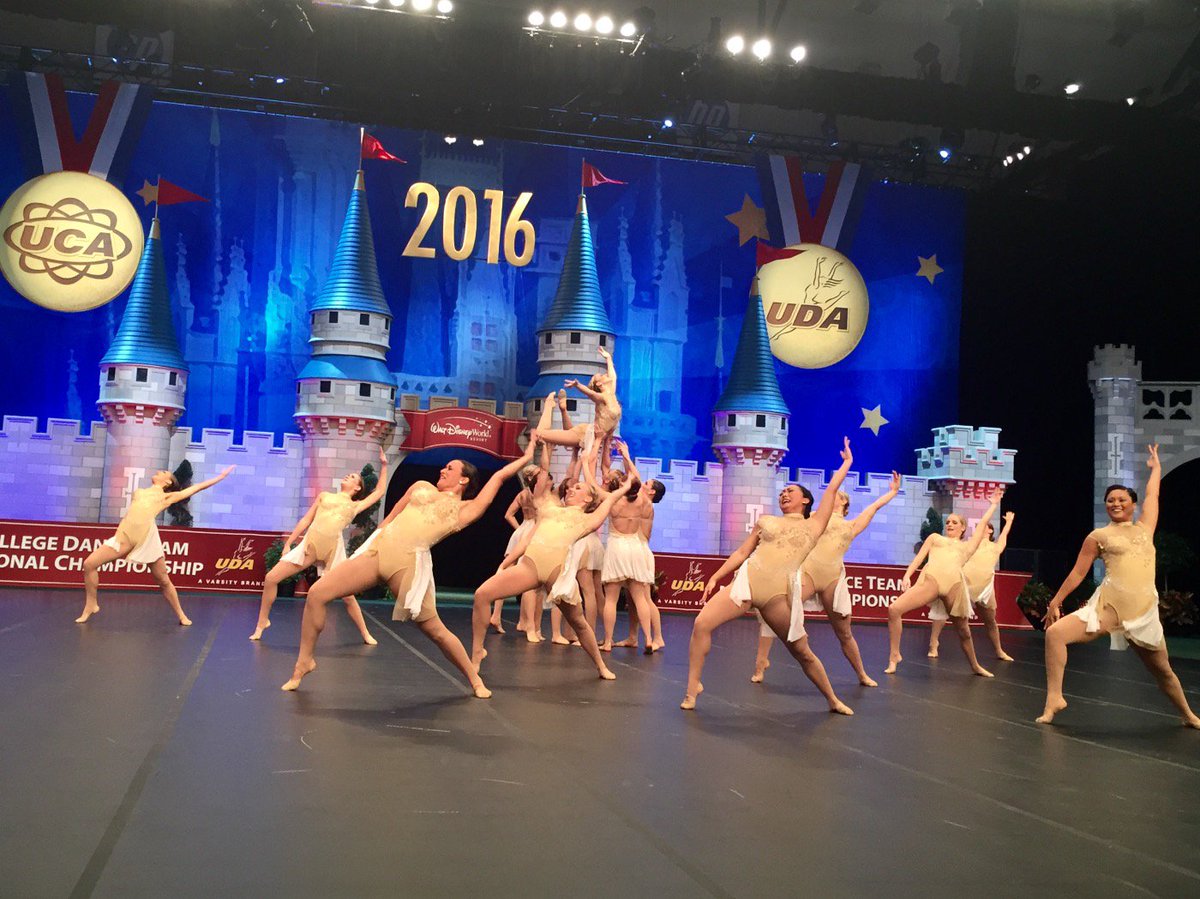 .@uofmdanceteam just poured their hearts out and opened the Div. IA Jazz category! Amazing technicians on the floor!