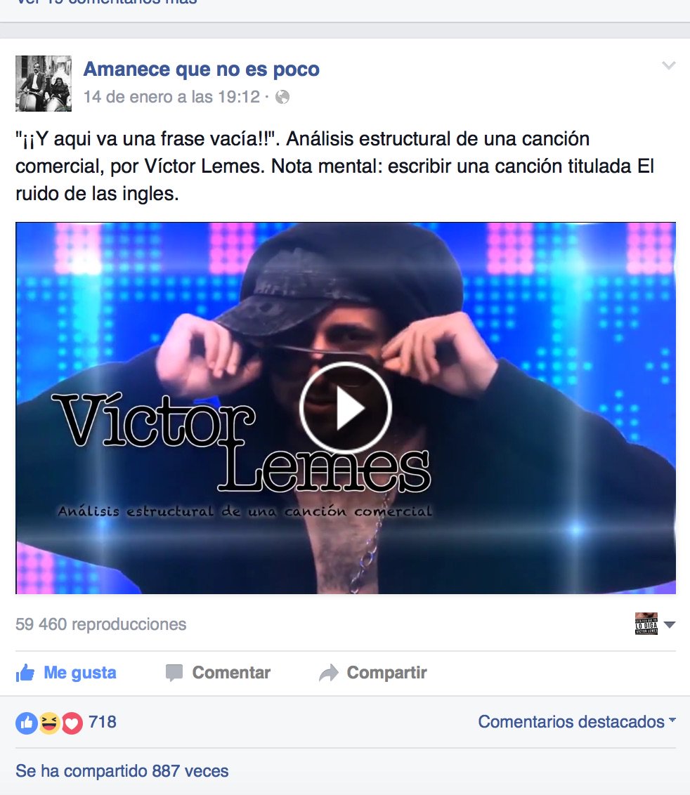 victorlemesd's tweet photo. Vuelve a viralizarse mi #FraseVacía 60mil visitas en 2 días. Se va de las manos! https://t.co/owcsyCIB5C https://t.co/VJfRkt6xhO
